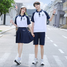 广铁一中天峰中学校服夏装t恤套装 番禺校区亚运城校服
