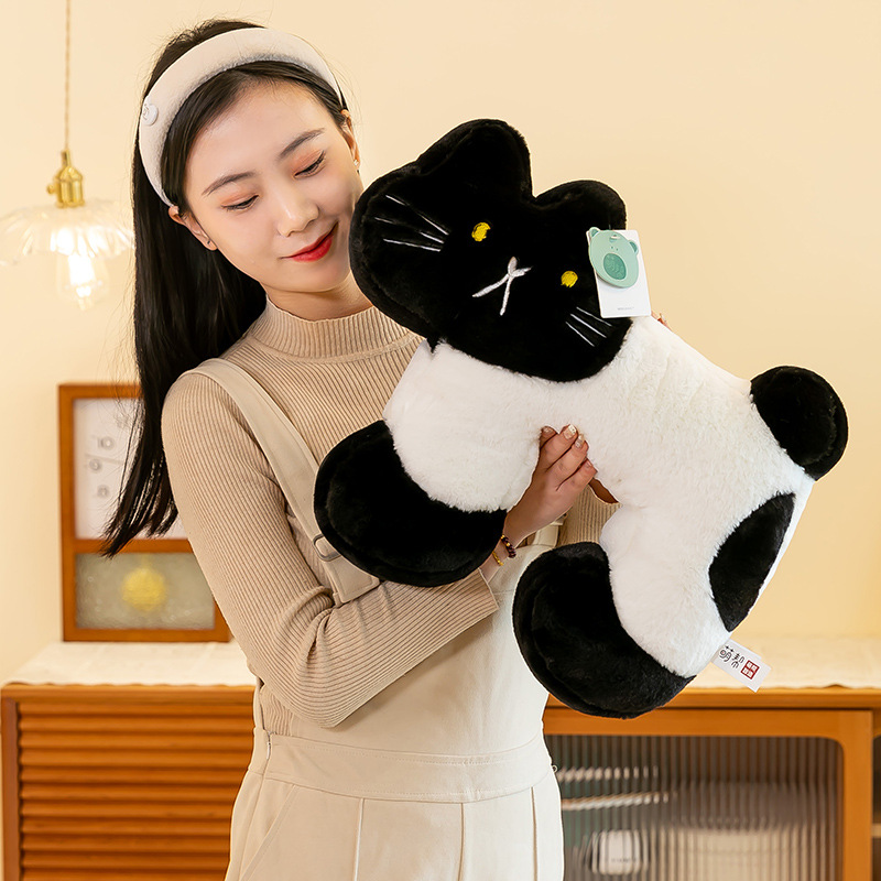 豪伟达ins网红叉烧猫抱枕靠垫沙发床上坐垫创意礼物u型