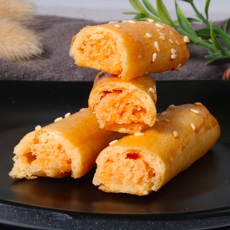 肉松酥肉松酥条一口酥营养早餐点心加班暖胃肉松棒休闲零食