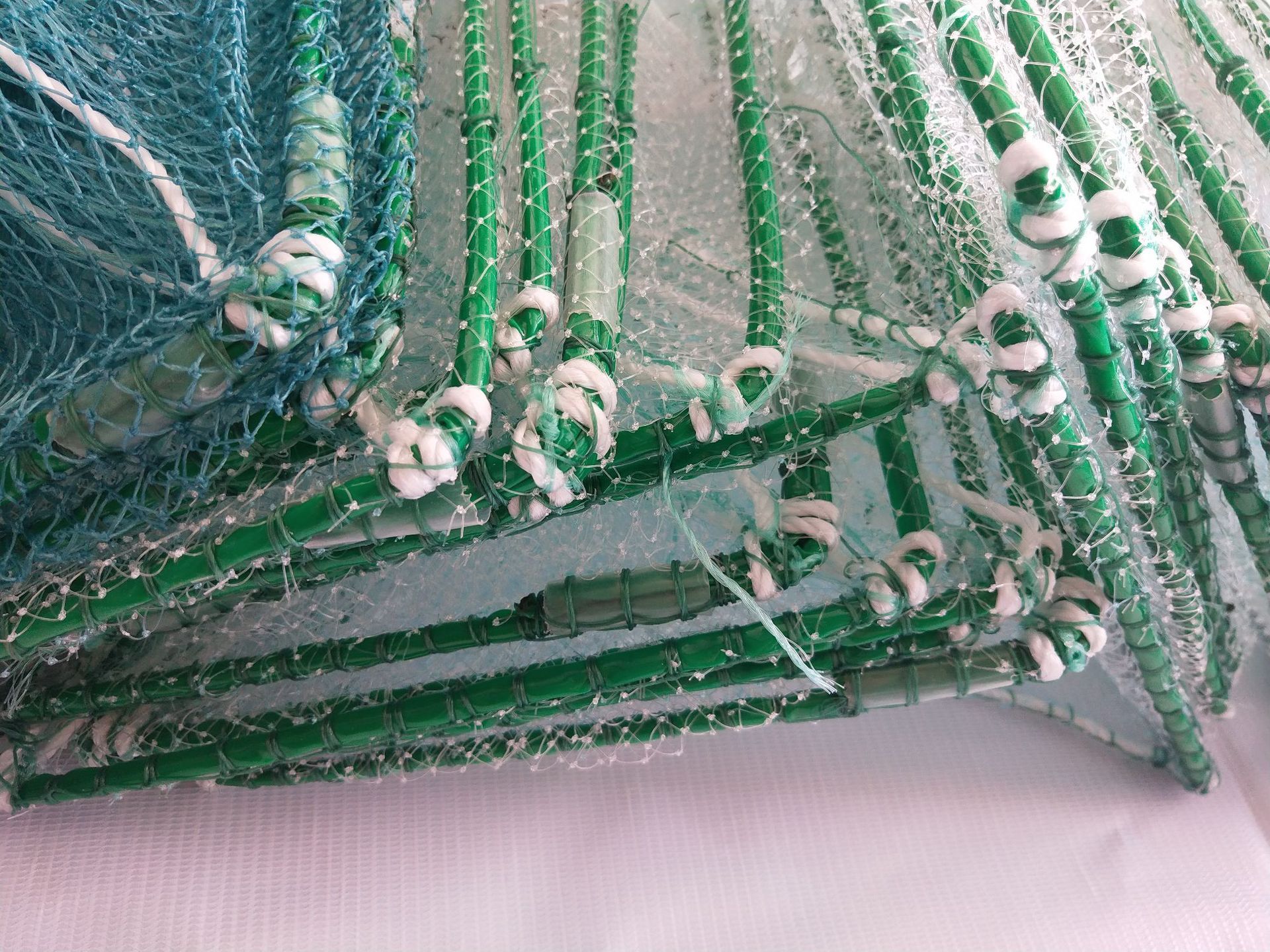 现货批发捕渔网捕鱼8.5m29节折叠虾笼抓鱼笼螃蟹笼海用捕虾长虾笼