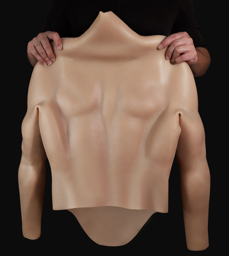 全硅胶变装产品假肌肉穿戴麒麟臂假阴部假阳具假穿戴裤直播道具