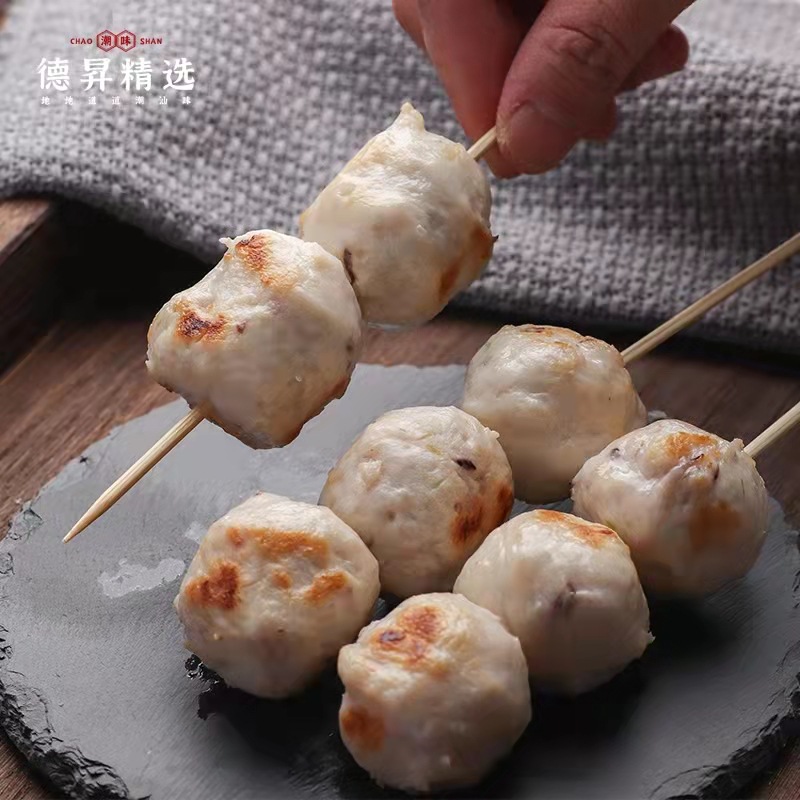 潮汕手工章鱼丸冷冻火锅丸子八爪鱼丸豆捞关东煮食材商用批发250g