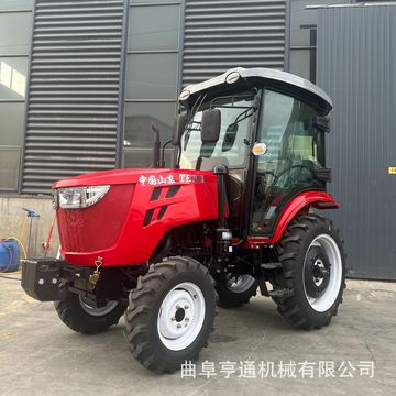 跨境出口新品904四驱拖拉机空调驾驶室水旱两用犁田耕地四轮车