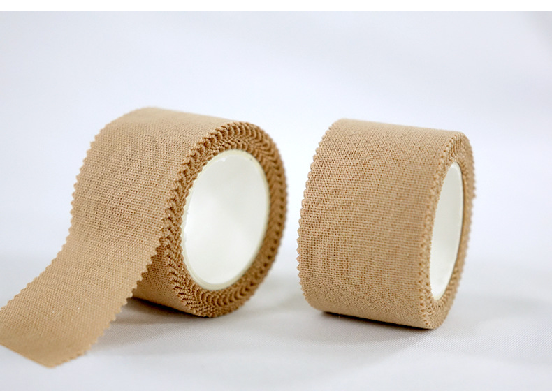 皲裂胶带医用压敏胶布橡皮膏手脚开裂棉布锯齿2.5*200cm盒装