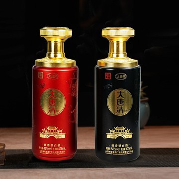 批发500ml新款玻璃白酒瓶密封金盖空酒瓶喜宴寿宴酒瓶喜宴酒瓶