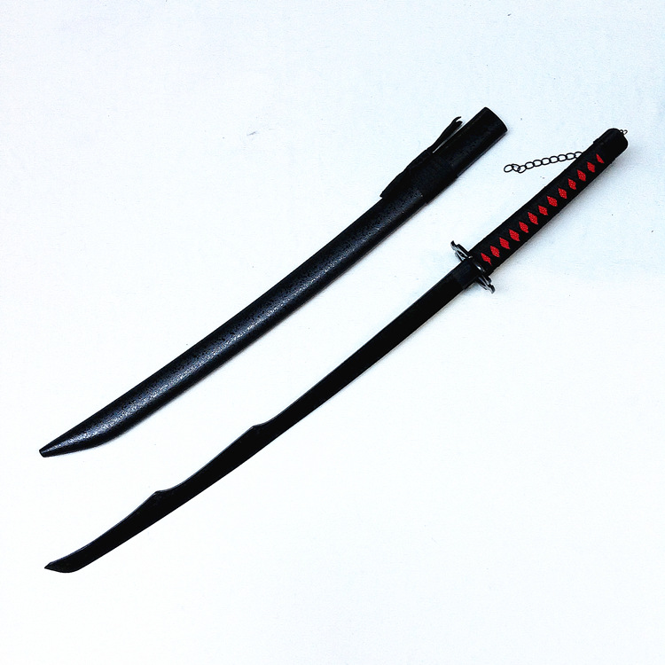 动漫cos周边死神新月无月挂刀二次元cosplay表演道具竹木制刀剑