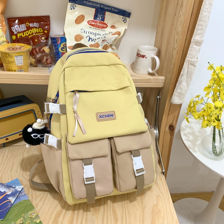 INS Japanese Style New All-Match Schoolbag Female College Student Japanese and Korean Junior and Middle School Students Backpack Large Capacity Simple Backpack