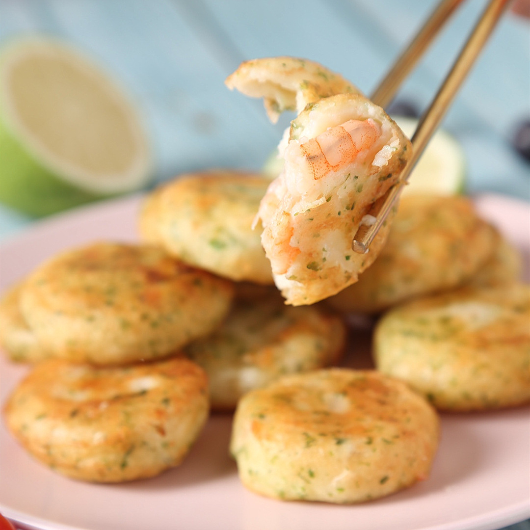 【顺丰快递】鳕鱼海苔鲜虾饼3袋*500g