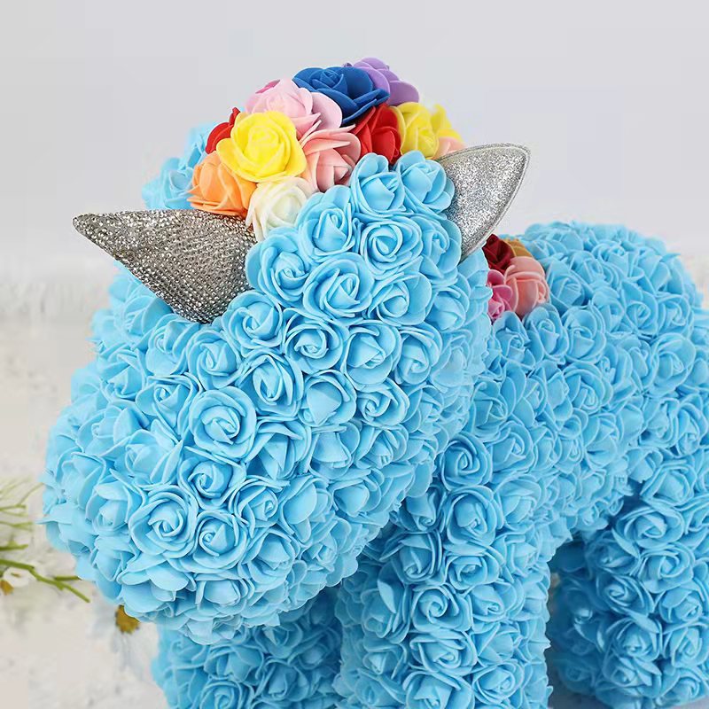 送女朋友闺蜜女生老婆求婚网红生日独角兽pe玫瑰花七夕情人节礼物