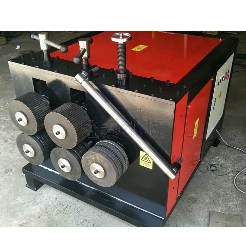 液压角钢扁铁卷圆机 钢筋槽钢圆管方管弯圆机液压型材卷圆机