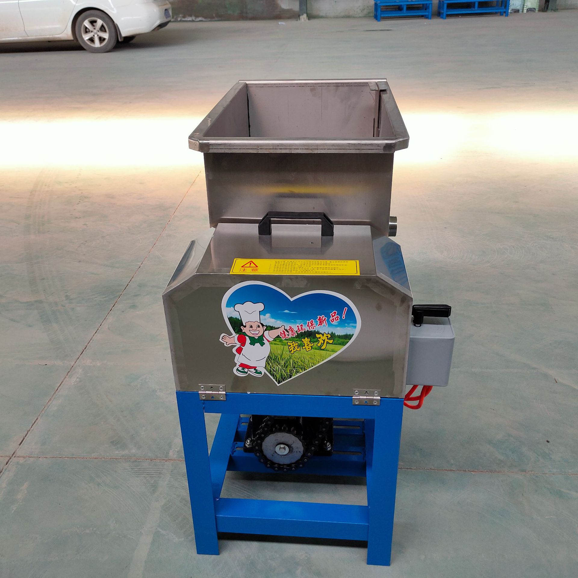 洗面筋机 全自动凉皮洗面筋机 商用不锈钢双螺旋和面洗面一体机