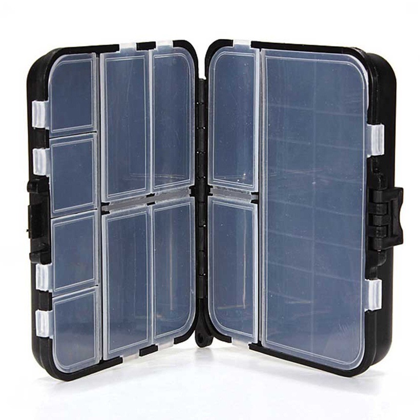 现货抢手多用途配件盒黑色26格钓鱼盒路亚配件盒线组钓鱼渔具批发