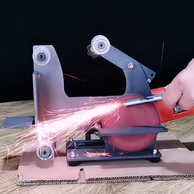 6成交3件改装砂带 角磨机砂盘机架子台式磨开工业级小型多功能砂带机