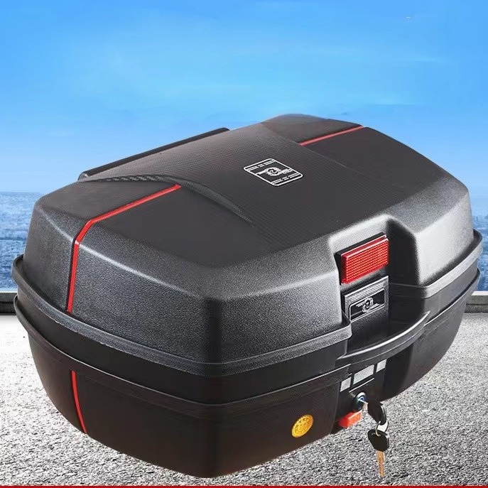 摩托车尾箱电动车后备箱大容量踏板车储物箱加厚行李箱子