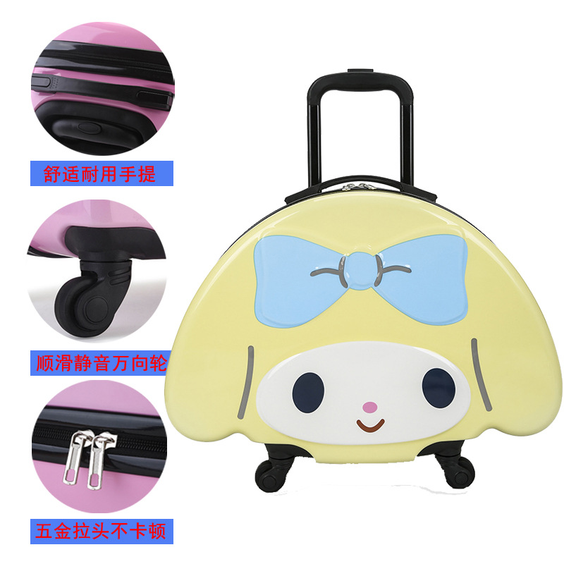Wholesale 2023 New Children's Luggage Online Celebrity Melody Cartoon Children's Trolley Case Primary School Student Luggage