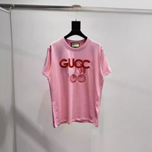 gucci/古驰 24新款联名logo印花圆领短袖t恤男夏季爆款休闲上衣女