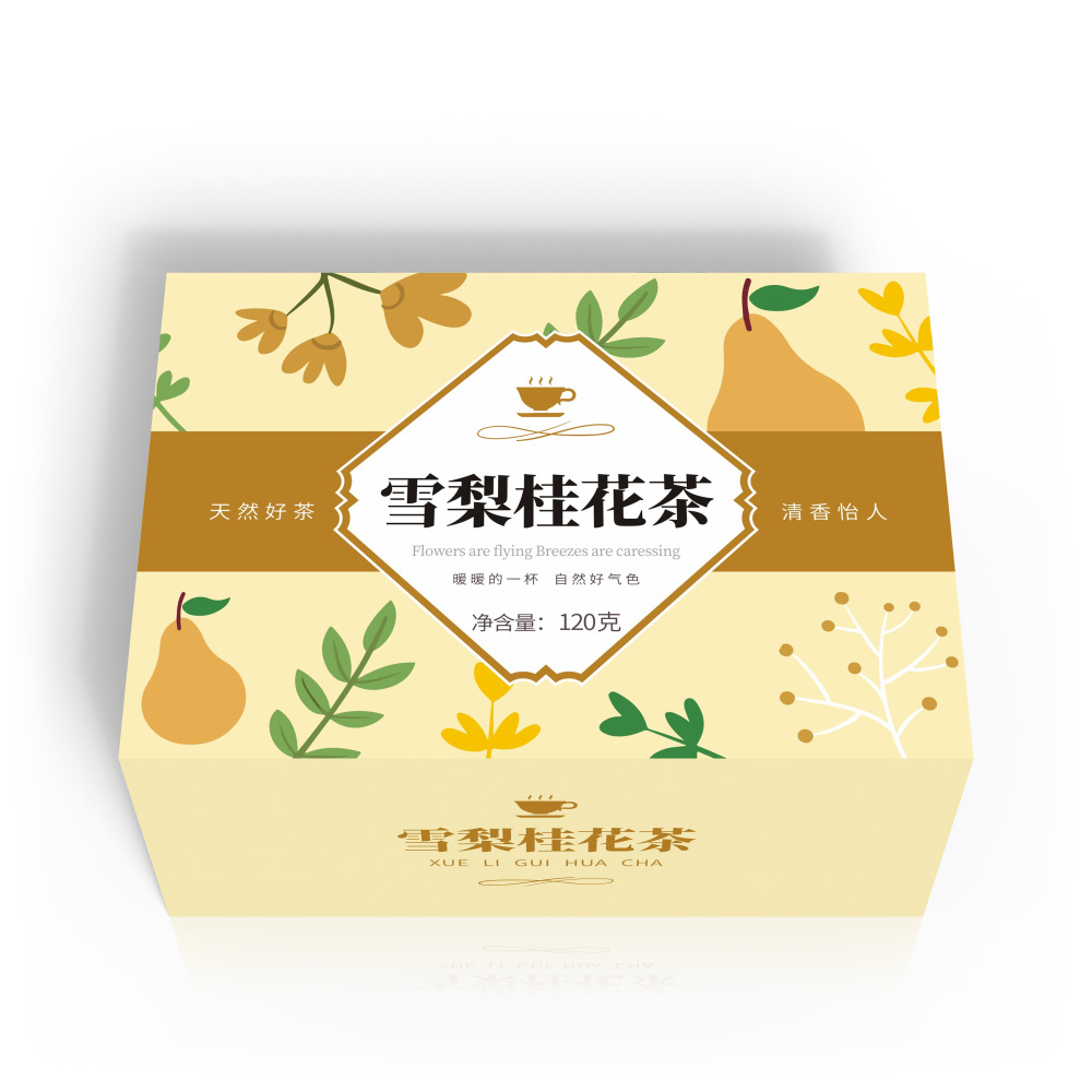 Bags Pear Osmanthus Tea Wholesale Generation of Fruit Tea Mint Leaf Arhat Fruit Dried Lily Bulb Manufacturer Chrysanthemum Tea