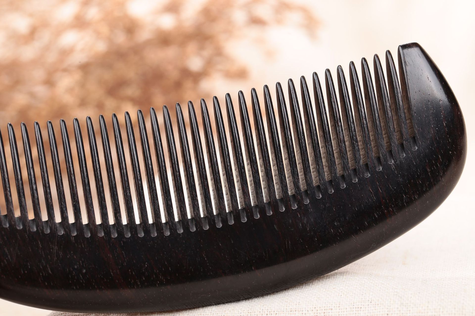 黑檀木美发梳 无柄整木檀木梳子qm8-2 抛光细腻 支持混批