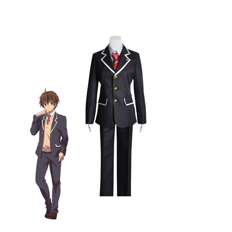 佳荣动漫cos 中二病也要谈恋爱cos富樫勇太cosplay男生制服现货