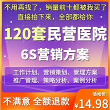 网络宣传6s策划管理品牌理念医院推广方案计划民营市场微信营销