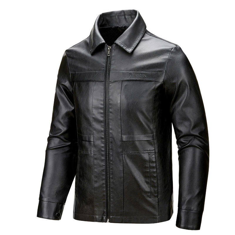 跨境新款外贸皮衣男士欧美机车服男装休闲皮夹克青年潮流男装外套