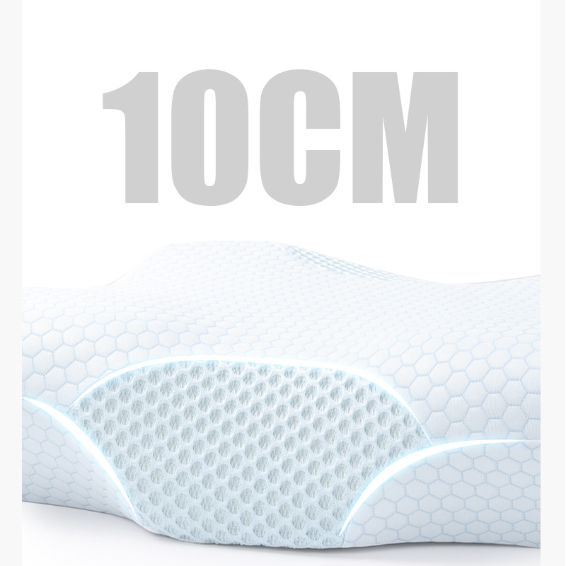 Memory Pillow Magic Pillow Cervical Pillow Slow Rebound Sleeping Pillow Convex Row Pillow Inner Memory Foam Butterfly Sleeping Pillow