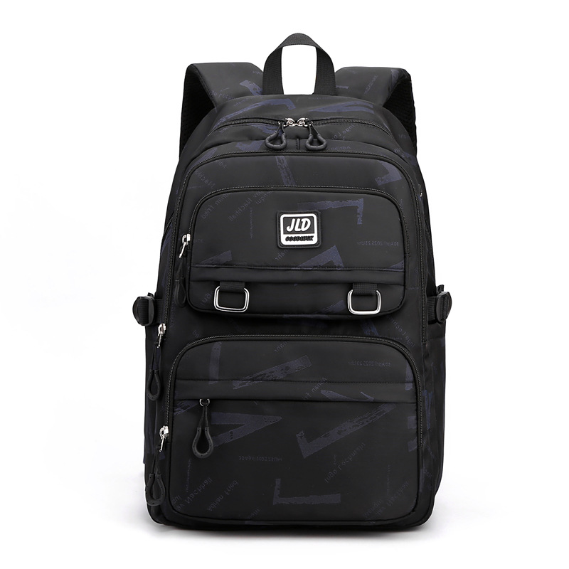 New Travel Backpack Nylon Men's Middle School Student College Students Bag Wholesale Large Capacity Men's Casual Backpack