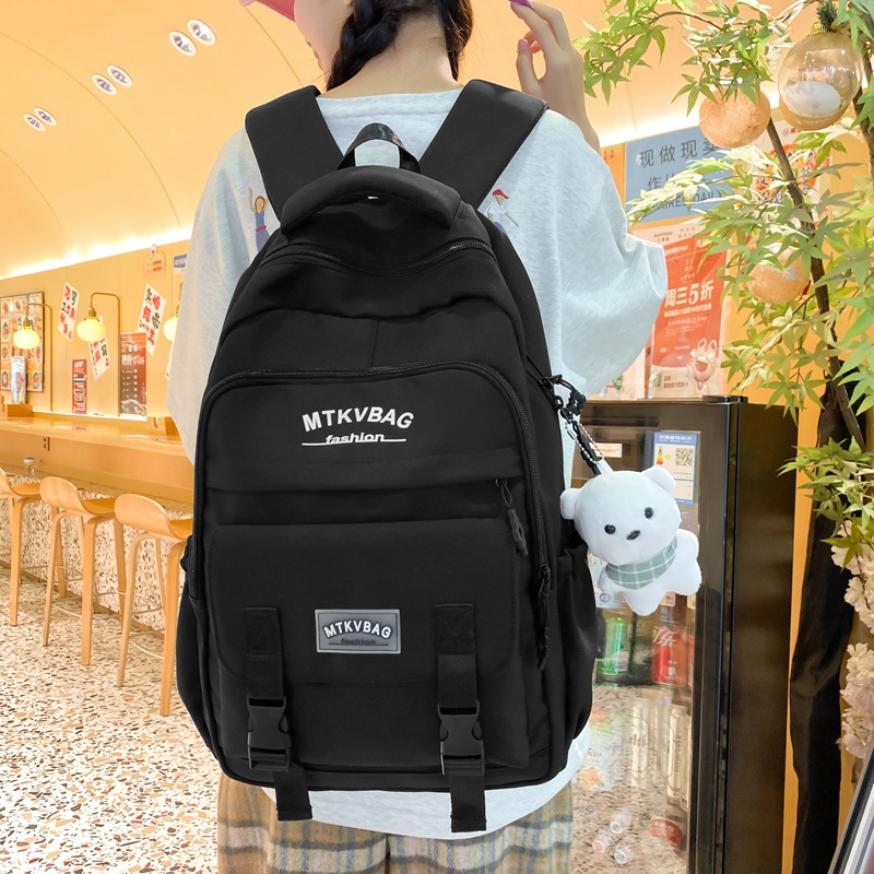 New Campus Minimalist Schoolbag Female Middle School Student Backpack