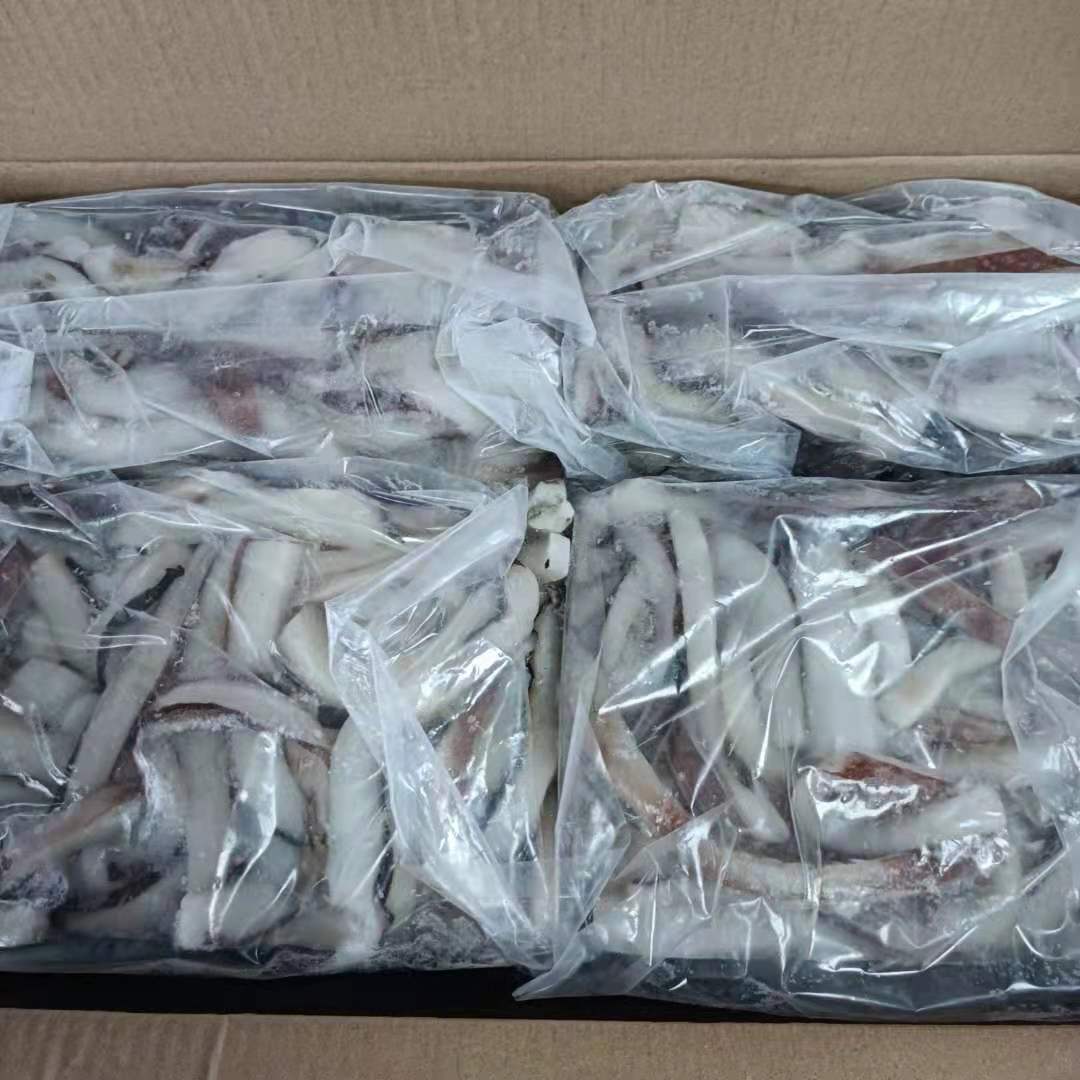 冷冻鱿鱼条整箱20斤鱿鱼尾商用鱿鱼身子食堂快餐餐饮冷冻海鲜食材