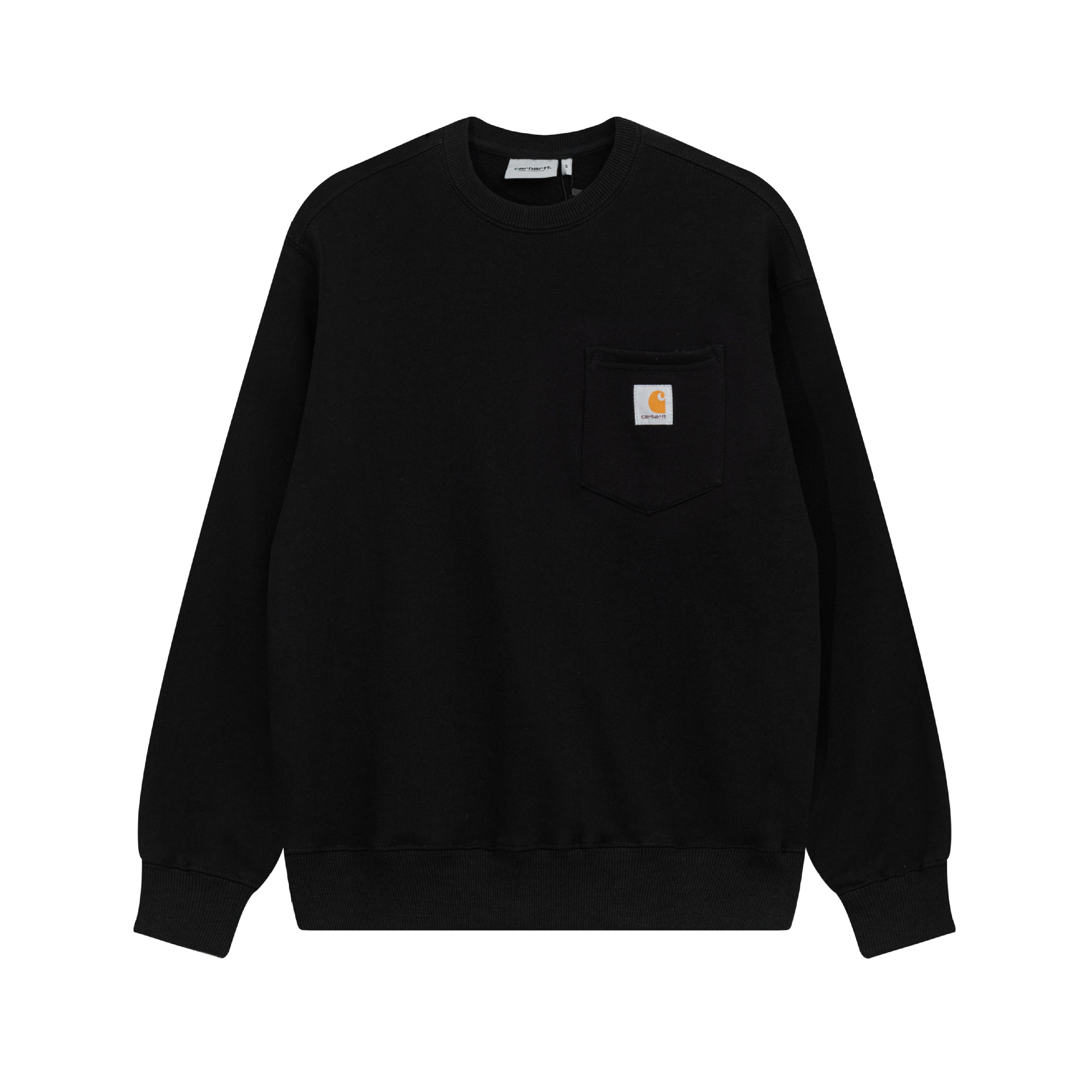 2022跨境欧美外贸批发卡哈t 字母logo小标刺绣圆领毛圈卫衣帽衫潮