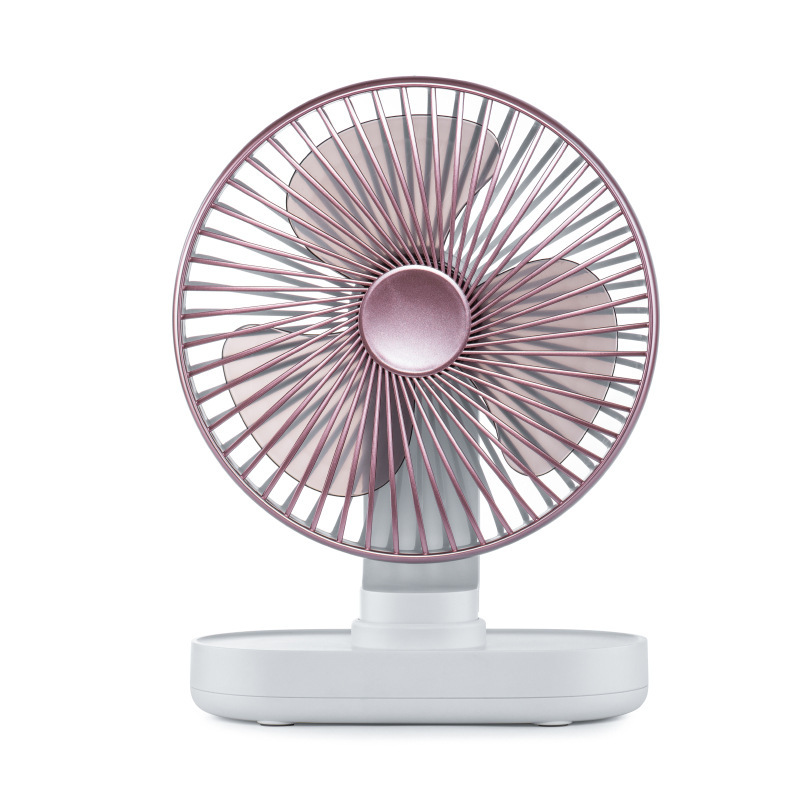 New Mini Little Fan Light Tone Usb Rechargeable Fan Student Office Home 4000 MA Creative Ins Style