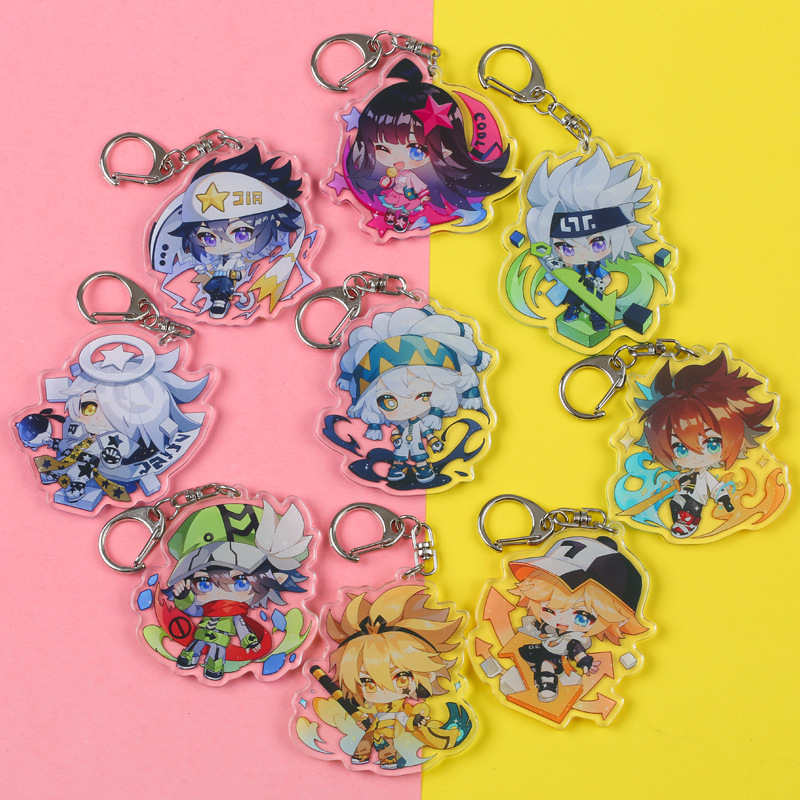 【新款】凹凸世界二次元挂件钥匙扣嘉德罗斯安迷修金雷狮动漫周边