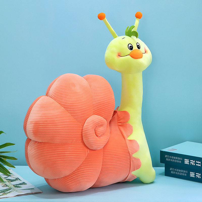 跨境蜗牛毛绒玩具动物儿童女生礼物可爱公仔睡觉抱枕大号-阿里巴巴