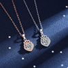 925 Sterling Silver Morsang Necklace Trend fashion Carat Diamond Pendant Simplicity personality clavicle