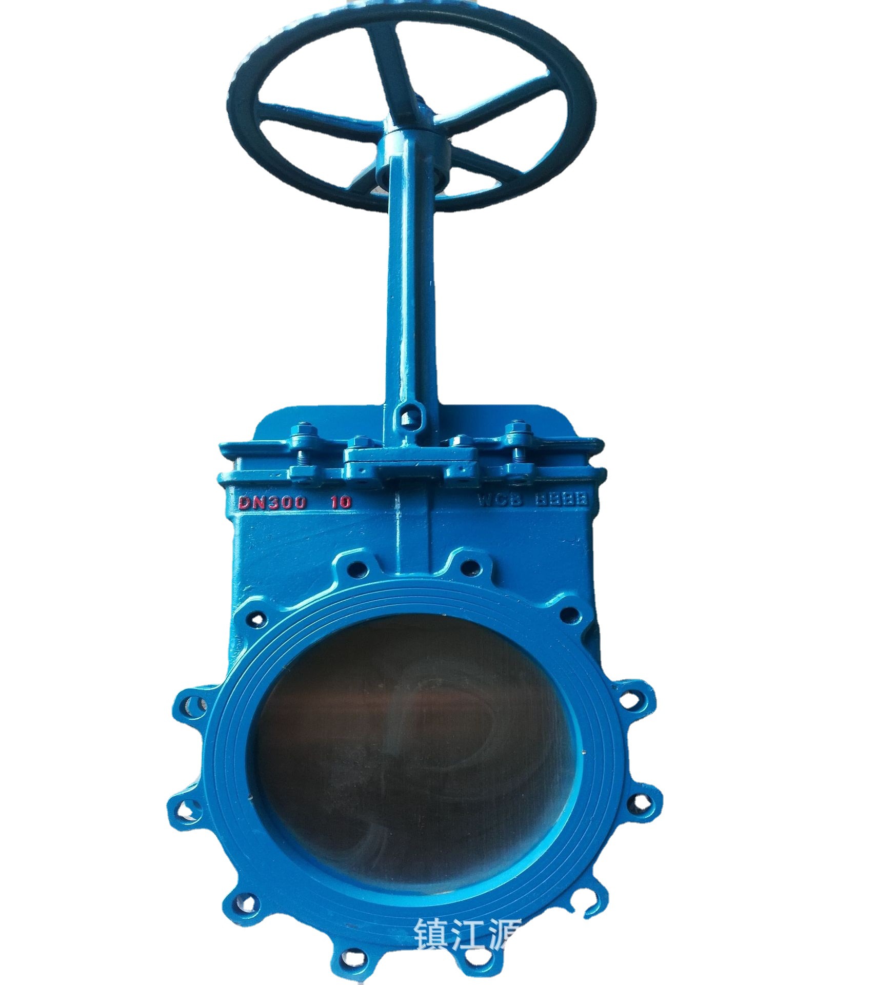 供应碳钢圆形手动刀闸阀梅花刀型闸板阀手动薄形插板阀厂家批发