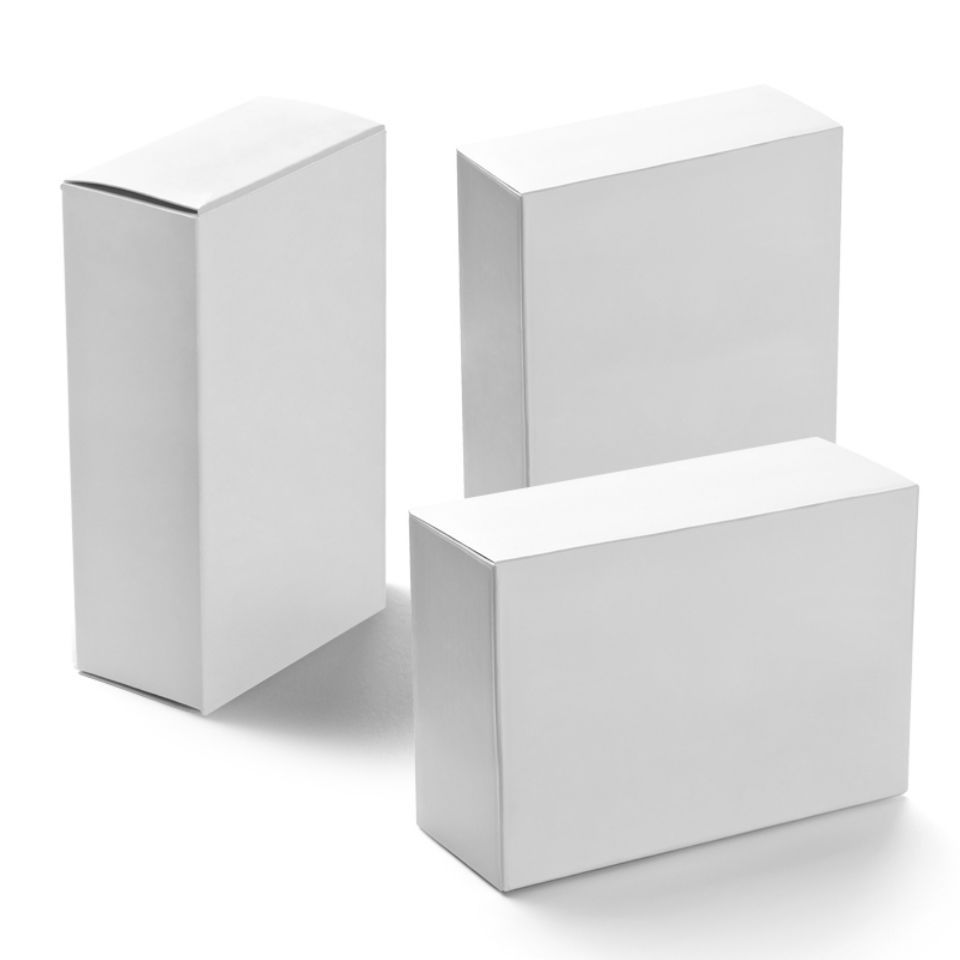 彩印白色翻盖包装盒餐具杯子白盒五金锁具盲盒包装盒小批量包装盒