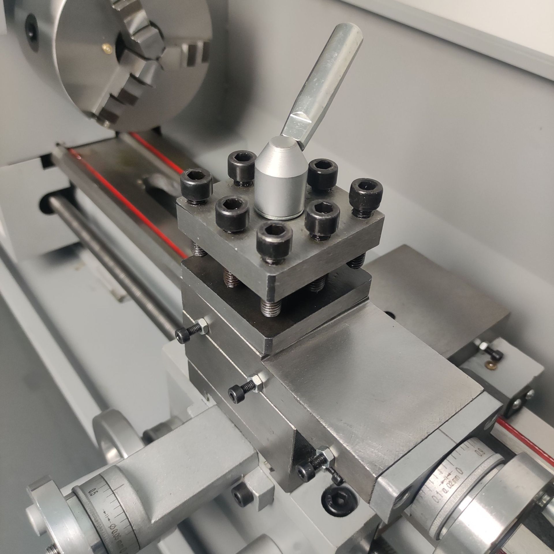 一首机械ys-2180小型金属加工车削diy卧式家用多功能微型车床