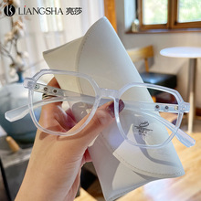 新款超轻TR眼镜框 INS风防蓝光眼镜小红书直播同款韩版透明近视框