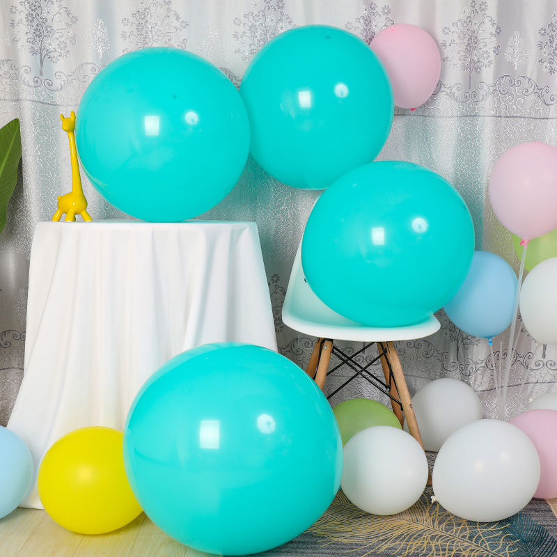 18-Inch Matte Balloon Matt Large round Party Birthday Celebration Wedding Ceremony Wedding Room Wedding Celebration Decoration Layout Macaron