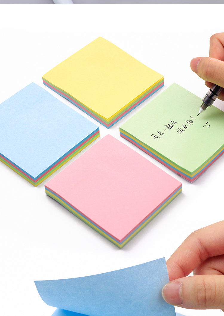 爱心贴纸心形好看的便利贴可爱ins小熊小学生用便签纸创意备忘用