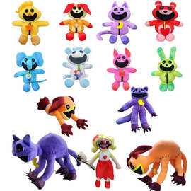 跨境新品地狱猫smilingcritters猫狗熊公仔动物毛绒玩偶玩具潮玩