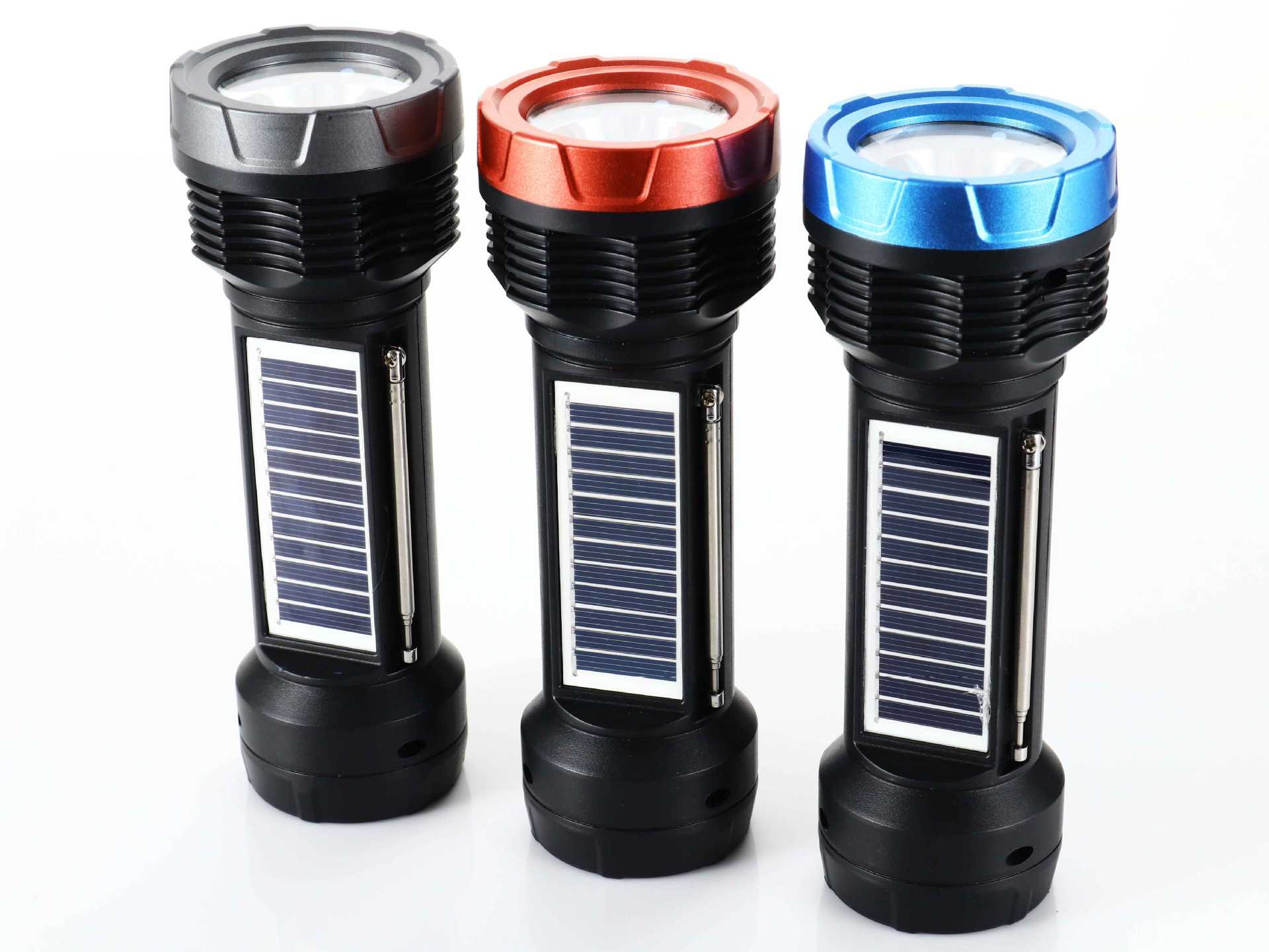 Cross-Border New Arrival Solar Flashlight Home Wireless Bluetooth Small Sound Box FM Radio [Card + U Disk]]