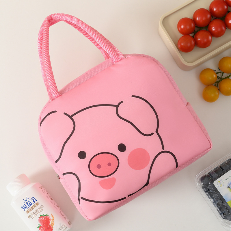 Cartoon Insulation Bag Oxford Cloth Lunch Box Bag Insulation Lunch Bag Portable Handbag Lunch Box Cute Pet Fresh Ice Bag