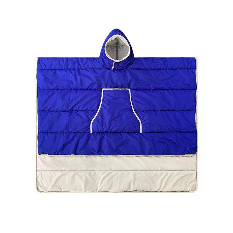 Hooded Cloak Multi-Purpose Envelope Sleeping Bag Outdoor Protective Dirt-Proof Waterproof Camping Blanket Quilt