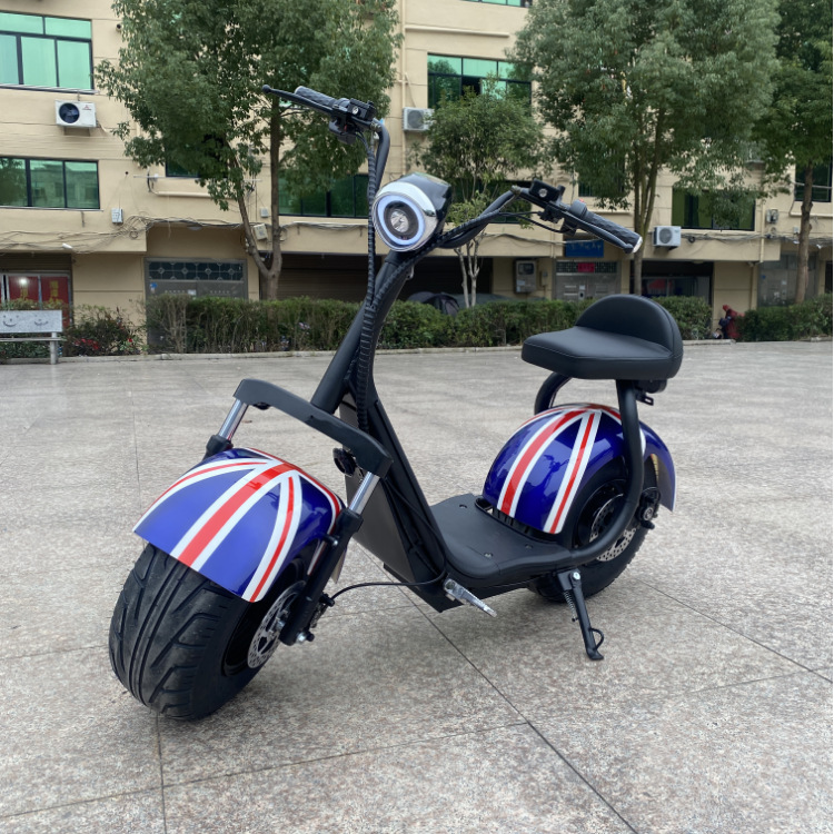 酷际电动滑板锂电车哈雷电动车单人宽胎迷你中型电瓶车大车轮