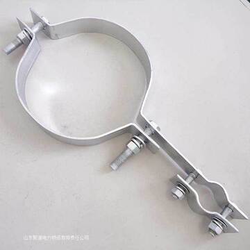 镀锌钢管固定抱箍 子母抱箍 电缆保护管抱箍 定 制不同杆径抱箍