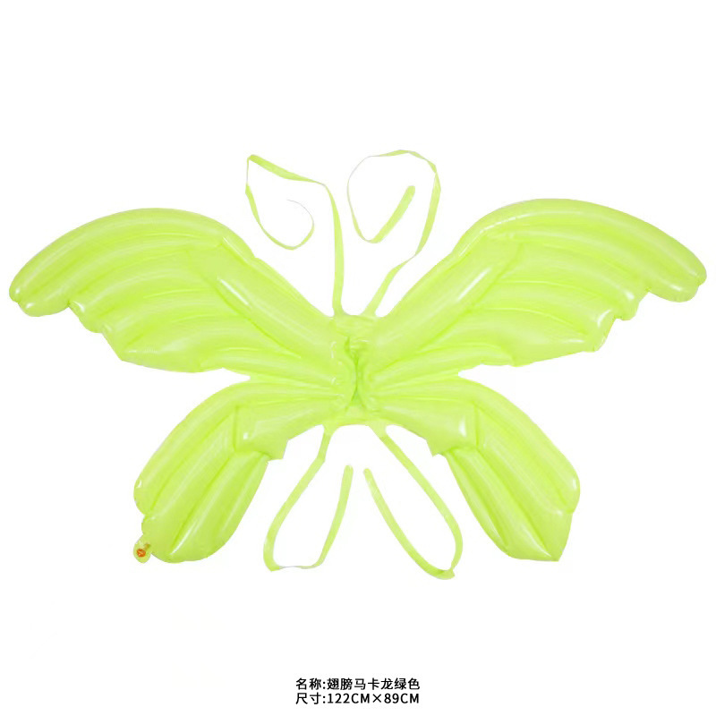 Cross-Border Hot Selling Internet Celebrity Stall Recommended Back-Mounted Large Butterfly Wings Angel Aluminum Balloon Wholesale Direct Sales