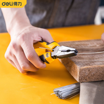 得力老虎钳子五金工具钢丝钳6/7/8寸家用省力虎口钳dl0001-阿里巴巴