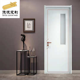 厂家直销办公室带玻璃门套装卫生间木门厨房平开门