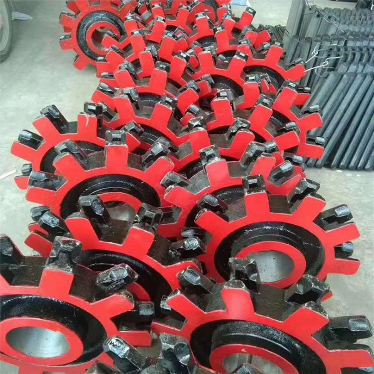 刮板机配件40t30t刮板输送机链轮刮铸钢刮板机链轮批发矿用